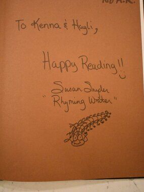 SIGNED by Author: The Very Stubborn Centipede - Susan Snyder - Children's Book